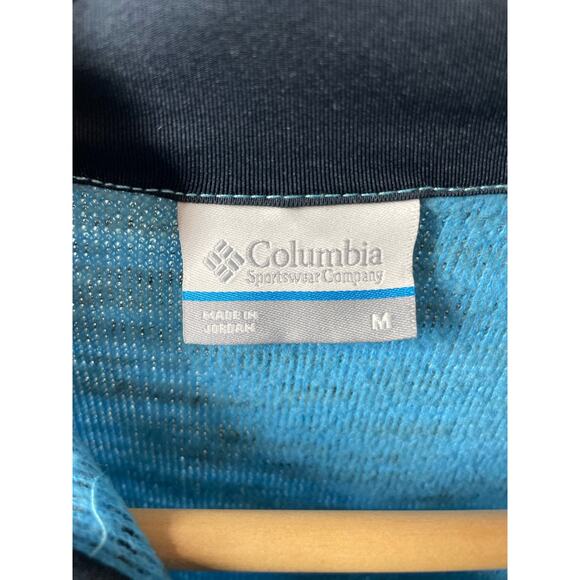 Columbia Optic Got It 1/2 Zip Pullover Long Sleeve Women Blue AL6876 Medium - Picture 3 of 5